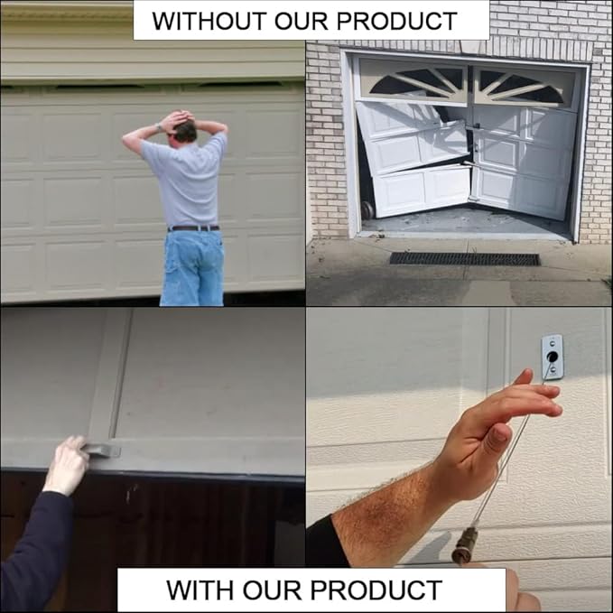 Universal Garage Door Opener Emergency Garage Door Disconnect Release Lock Kit-2pack