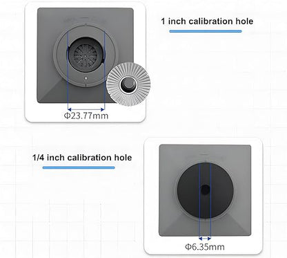 Class 2 Sound Calibrator, Sound Level Meter Calibrator, 94 dB & 114 dB, for 1", 1/2", 1/4" Microphones
