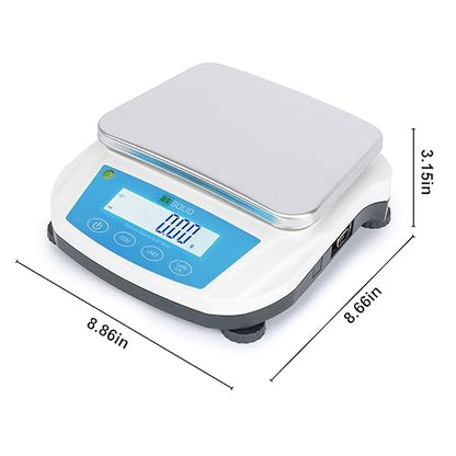 U.S. Solid Precision Lab Scale 5000g x 0.01g Analytical Balance RS232 Interface, 19 Measurement Units