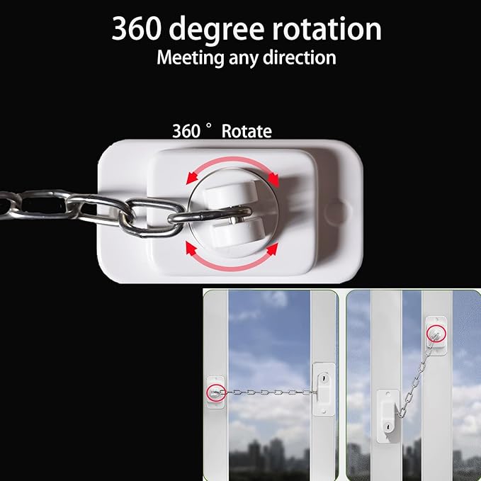 CMINGJ （2 Pack）Child Safety Locks, Adjustable Refrigerator Lock with Keys, for Fridge, Cabinets, Drawers, Dishwasher, Toilet and Child Safety Cabinet Lock, for Child,Kids and Toddlers