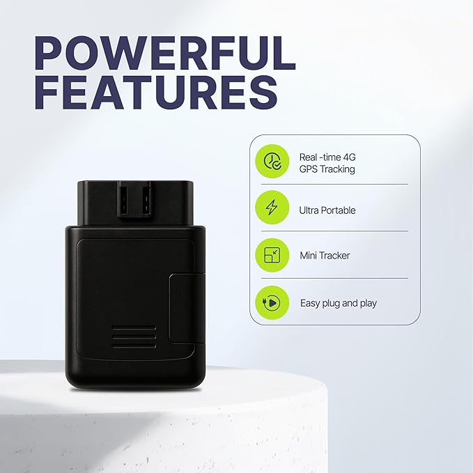 Lightning GPS OBD-II Real-Time GPS Tracker for Vehicles – Easy Installation, Flexible Subscription Plans for Cars, Trucks, Fleets & Teen Drivers – GPS Locator w/Instant Alerts – Subscription Required