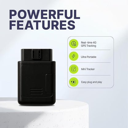 Lightning GPS OBD-II Real-Time GPS Tracker for Vehicles – Easy Installation, Flexible Subscription Plans for Cars, Trucks, Fleets & Teen Drivers – GPS Locator w/Instant Alerts – Subscription Required