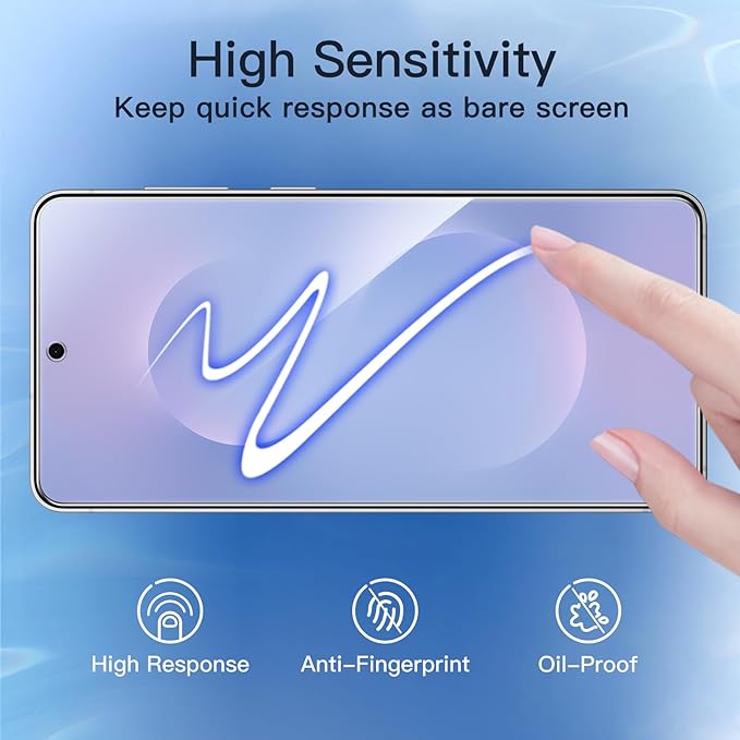 JETech Privacy Screen Protector for Samsung Galaxy S25 Edge with Camera Lens Protector, Anti-Spy Tempered Glass Film, Fingerprint ID Compatible, 2-Pack Each
