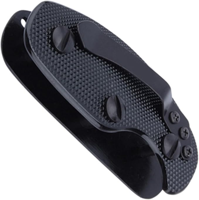 DAUERHAFT Smart Key Ring,Black Sturdy EDC Key Organizer Clip,Aluminum Key Holder,Durable Anti Scratch Key Holder Clip,for Clip Your Keys Pocket Tool Key Organizer