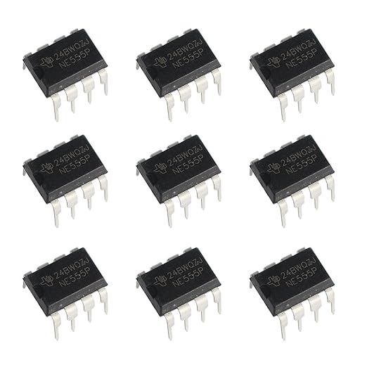 NE555 Timer IC NE555P Pulse Generator DIP-8 - Single Precision - with Box - 25PCS