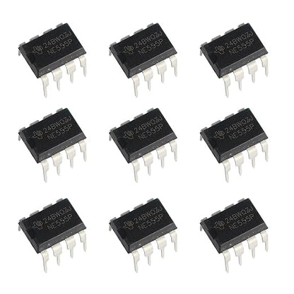NE555 Timer IC NE555P Pulse Generator DIP-8 - Single Precision - with Box - 25PCS