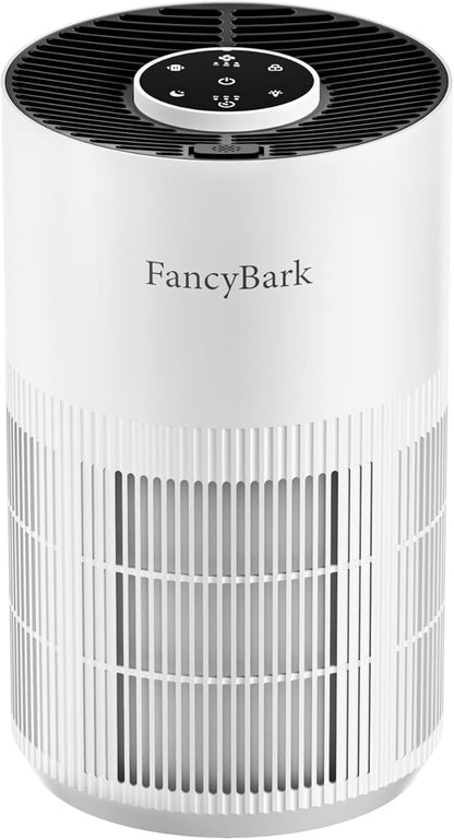 Air Purifiers for Home Bedroom Up to 1000 Ft², H14 True HEPA Room Air Purifiers for Bedroom With Sleep Mode Light Mode & Aroma Function Air Cleaner Smoke Odor Dust Pollen Pet Dander (White)