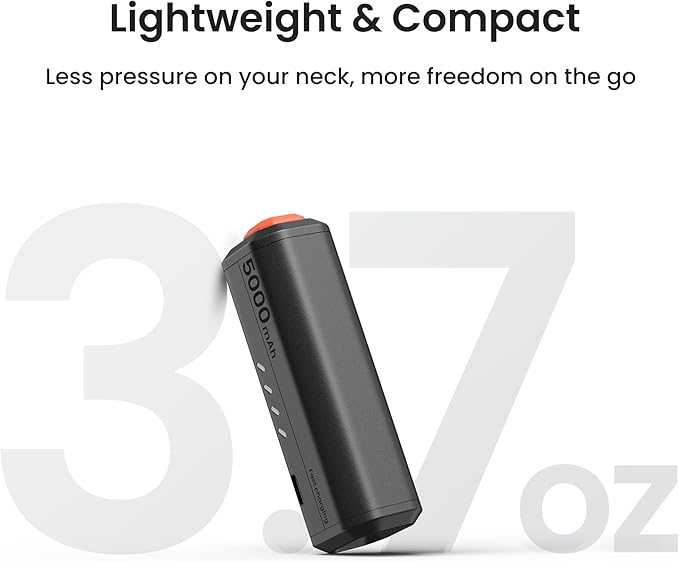 KIWI design P5000 Compact Power Bank, 2 Pack 5000mah Battery Pack Compatible with Meta Quest 3/3S/2/Pro, 20W Fast Charing, Swap for Unlimited Power, Suitable for 360 Camera and All Type-C Devices