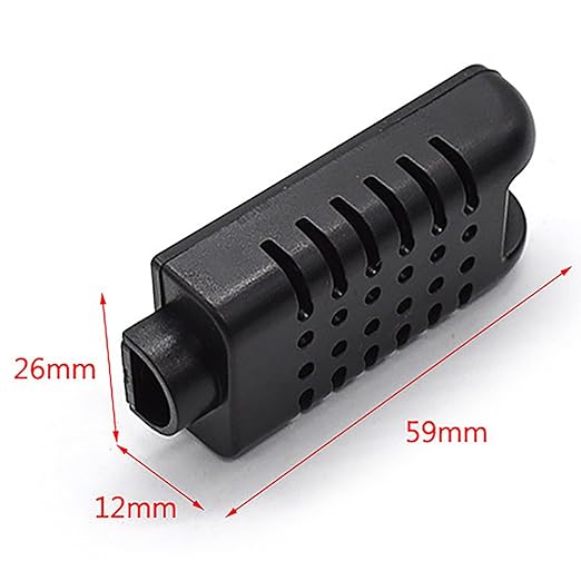 Plastic Case Small Humidity Sensor Electronics Box Instrument Enclosure Project Box Control Box(4 Pcs)