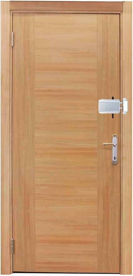 Electronic Deadbolt, Remote Control Anti-Theft Home Security Keyless Smart Hidden Door Lock with 4 Remote Controls