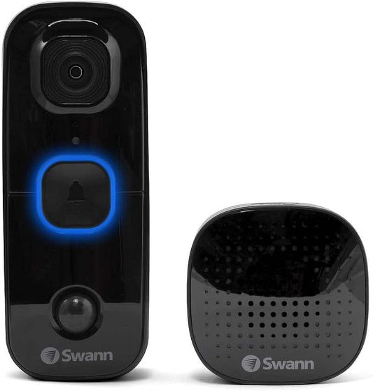 Swann Buddy Video Doorbell, 2 Piece Set
