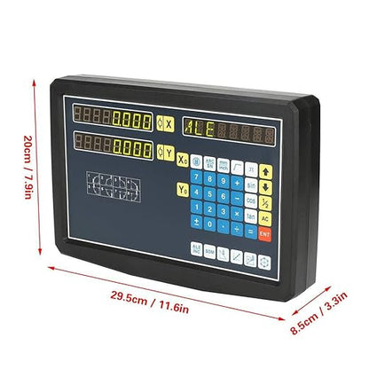 2/3 Axis Digital Readout and TTL Precision Linear Glass Scale DRO Encoder for Milling Lathe. Note:Display&Scales Sold Separately,Pls Select The Size Options! (2 Axis Digital Readout Display ONLY)