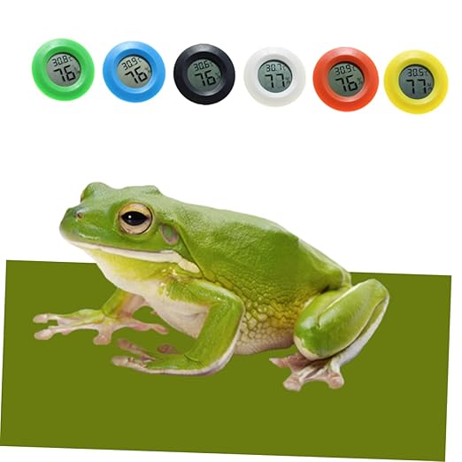 Garneck Digital Thermometer Hygrometer Reptile Enclosure Humidity Sensor Wall Mount Indoor Temperature for Home Office