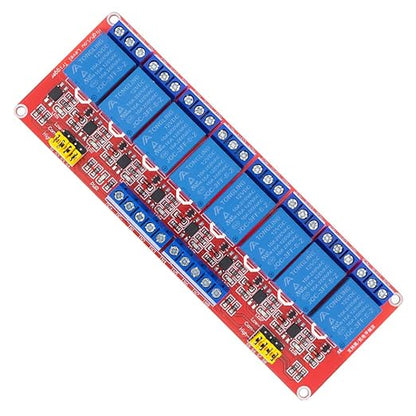 Relay Module with Optocoupler High/Low Level Trigger for Arduino (12, 12V Relay 8 Channel)