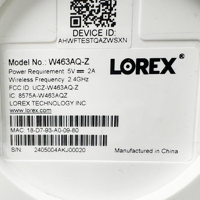 Lorex 2K Dual Lens Indoor Wi-Fi Security Camera | Auto-Tracking | 360° Pan-Tilt | Person & Pet Detection | IR Night Vision | 2-Way Talk | Cloud & 32GB Local Storage