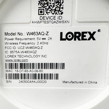 Lorex 2K Dual Lens Indoor Wi-Fi Security Camera | Auto-Tracking | 360° Pan-Tilt | Person & Pet Detection | IR Night Vision | 2-Way Talk | Cloud & 32GB Local Storage