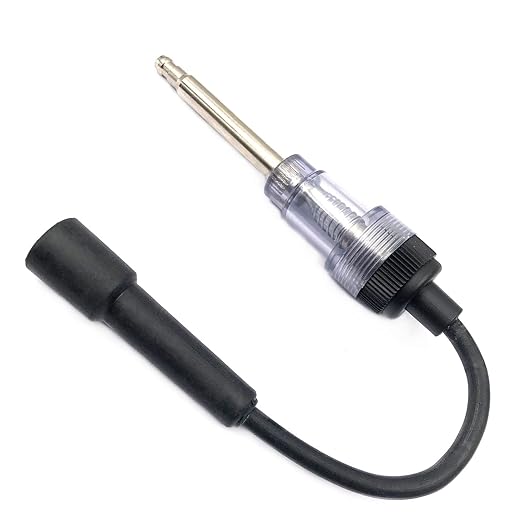 FainWan 2PCS Inline Spark Plug Tester - Straight Boot Ignition Test for Small Engine, Car, Chainsaw, Armature Diagnostic Detector