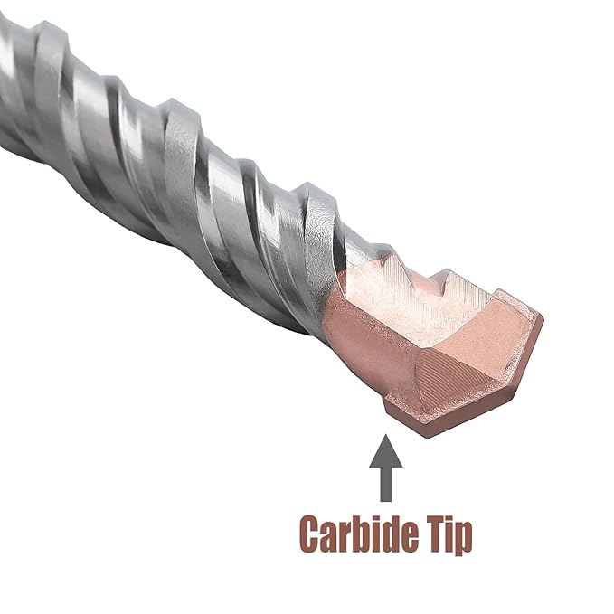 1-1/4 x 23.6 inch (32x600mm) SDS Plus Masonry Drill Bit, Rotary Hammer Drill Bit,Concrete Drill Bit for Concrete, Brick, Block,1-1/4 x 21 x 23.6 inch