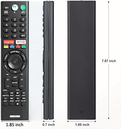 Universal Voice Replacement Remote Control for Sony Bravia TVs, Compatible with All Sony 4K UHD LED LCD HD Smart TVs, 2-Year Warranty