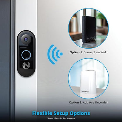 Night Owl 1080p Video Doorbell with Mount (Doorbell only)