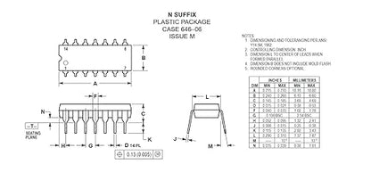 20pcs SN74LS08N 74LS08 HD74LS08P Quadruple 2-Input Positive-and Gates，Low Power Schottky 4.75V to 5.25V，DIP-14.