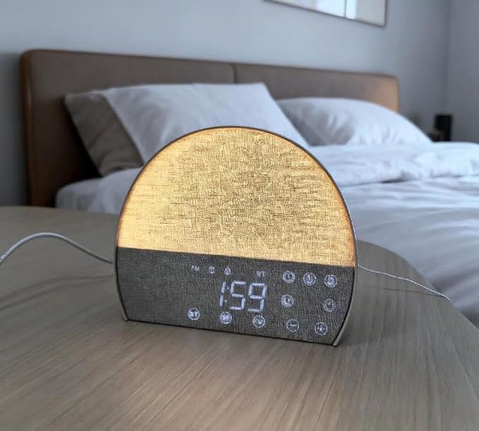 Restore 3 Sunrise Alarm Clock, Sound Machine with White Noise, Smart Light, Cocoa