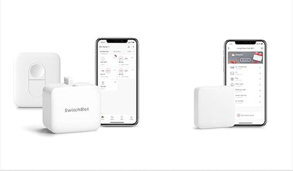 SwitchBot Smart Switch Pusher with Remote & SwitchBot Hub Mini Smart Remote