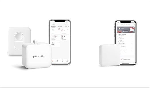 SwitchBot Smart Switch Pusher with Remote & SwitchBot Hub Mini Smart Remote