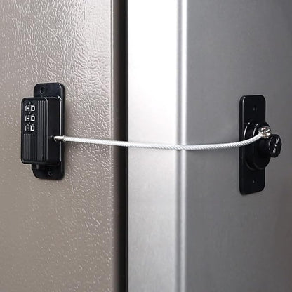 Heavy Duty Combination Refrigerator Lock (2 Pack) - Cabinet Locks Baby Proofing, No Drilling Adhesive Fridge Locks, for Fridge, Cabinets, Drawers, Window and Child Safety Cabinet Lock