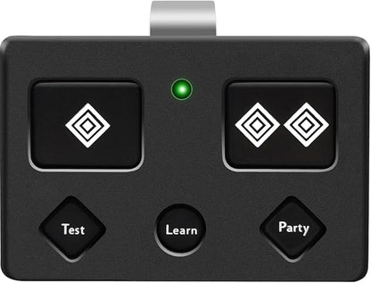 for Ghost Controls AXS1 AXP1 Remote Transmitter,5-Button Remote Transmitter for Automatic Gate Openers, Partymode, Compatible with Ghost Controls Single/Dual Control Opener Systems (AXS1 1Pack Black)