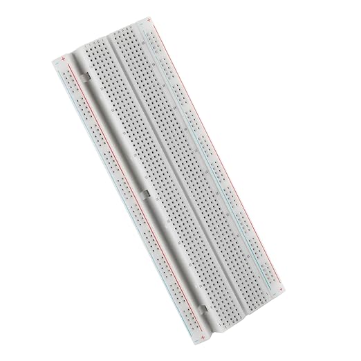 20 Pack Breadboard 830 Point Solderless Prototype PCB Board Kit, Breadboards Protoboard MB-102 for Proto Shield Distribution Connecting Blocks, Arduino DIY Electronics Kit
