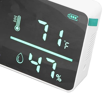 3 in 1 Decibel Meter, Sound Level Reader, Humidity and Temperature Monitor 30-130dBA - LED Display, Sensor, Ideal for Indoor and Outdoor Use