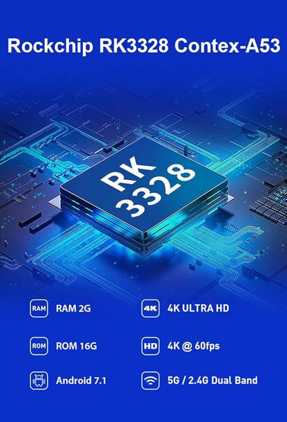 Digital Signage Player Box 2+16G Non-Subscription CMS Advertising Media Player for TV Restaurant Menu Display Box (YM06)