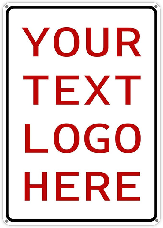 Custom Metal Signs, Personalized for Office, Home, or Business, Durable .040 Aluminum Rust-Free, 10x7 Inches, Ideal for Outdoor Use