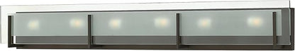 Hinkley Latitude Collection 37.5" Six Light 360W G9 Bathroom Vanity Fixture, Oil Rubbed Bronze