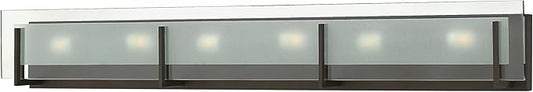 Hinkley Latitude Collection 37.5" Six Light 360W G9 Bathroom Vanity Fixture, Oil Rubbed Bronze