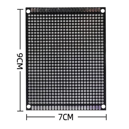 8 Pcs(7x9cm) Double Sided PCB Board Prototype Kit Soldering 4 Colour Universal Printed Circuit Board for DIY Soldering and Electronic Project