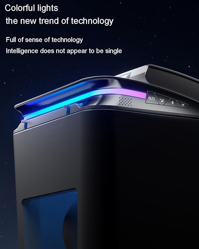 Smart Toilet with Bidet Built In, One Piece Toilet with Built-in Tank, Auto Open/Close Lid, Auto Flush, Remote Control, Adjustable Heated Seat, Foam Shield, Warm Water and Dryer, Night Light