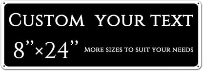 Custom Sign, Custom Indoor/Outdoor Decorative Sign，Reflective，Aluminum Weatherproof Metal Sign Multiple Sizes, Customize for greenhouse , Business, Workplace, office, Home, chemical plant，Delivery Signs(8*24 Inch)