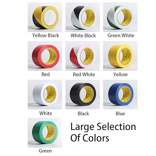 APT, Multi Color Marking Tape, Premium Safety Marking and Dance Floor Splicing Tape, 6 mil Thick (Orange, 1 Roll)