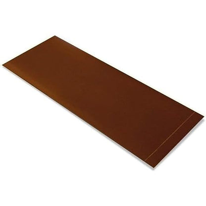Mighty Line Floor Marking Tape Strips for Safety, Caution, Warning, Heavy-Duty, Peel and Stick, Adhesive, Industrial Quality, Brown, 2" by 10"