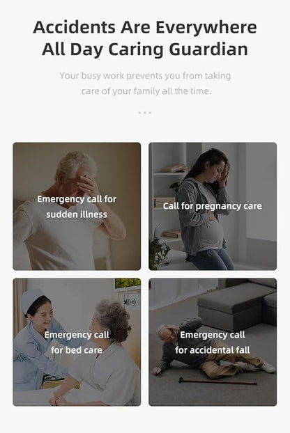 Life Alert-Caregiver Pager, WiFi Pager Life Alert Systems for Seniors no Monthly Fee
