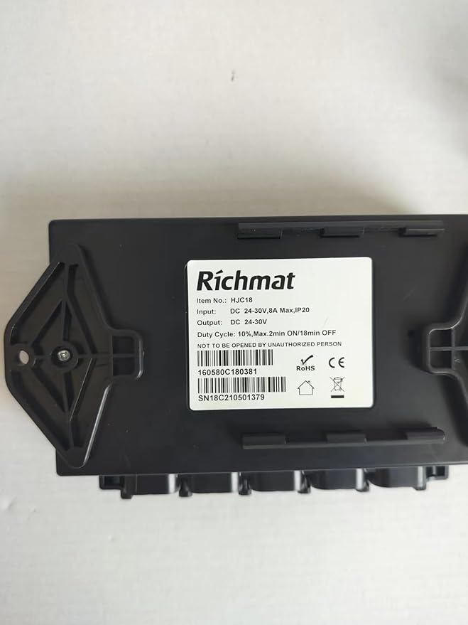 Adjustable Bed Remote for Richmat HJH55 and HJC18 Control Box for Adjustable Bed Replacement Parts