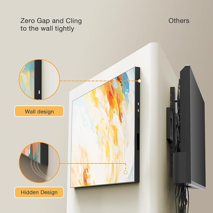 55 Inch 4K UHD 1000nits Wall Mount Digital Signage Slim Fit Frameless Commercial Display LCD Monitor Advertising Screen 4-32GB Android 11.0 with HDMI in