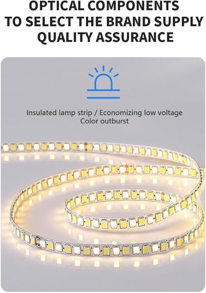 36 * 28inches LED Mirror, Smart Bathroom Mirror with Lights, Anti-Fog, Tempered Glass, 3 Colors Dimmable, Front and Backlit, CRI 90+, Wall Mounted, Memory