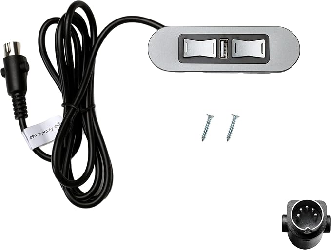 Uetmulik Power Recliner Lift Chair Emomo 5 Pin Hand Control Model HX90AFU Replacement with USB