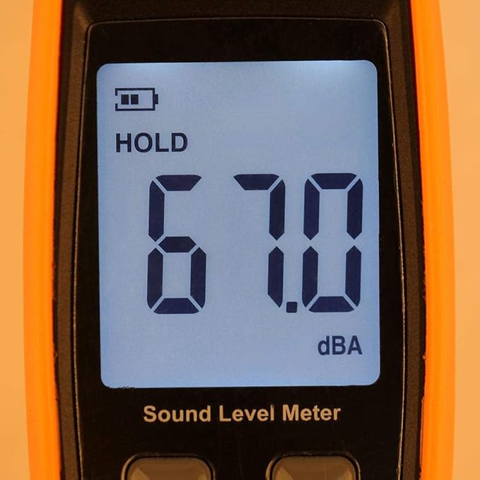 Decibel Meter LCD Digital Sound Level Meter DB Meter Environmental Noise Tester
