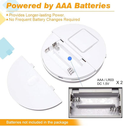 Window Alarm System 4-Pack - Ultra-Loud 120dB Alarms with Advanced Vibration Sensors - Window Security Alarms for Glass Break Detection - Features Low Battery LED Indicator