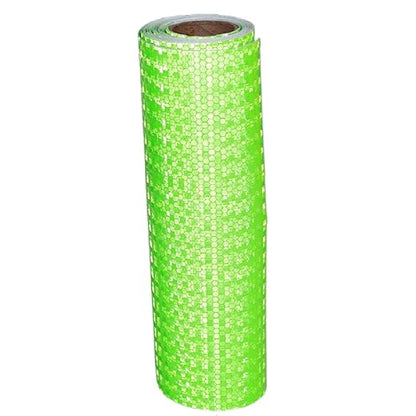 Reflective Tape Green Outdoor Waterproof 8 inch, High Visibility Industrial Marking Tape, Safety Adhesive Stickers (11 feet)