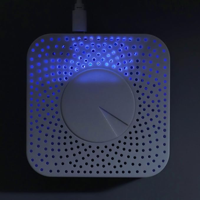 SUNGOOYUE WiFi APP Control, Air Quality Detector for HCHO, VOC, Temperature, Humidity, PM2.5 - Automatic Control for - Versatile ABS Material